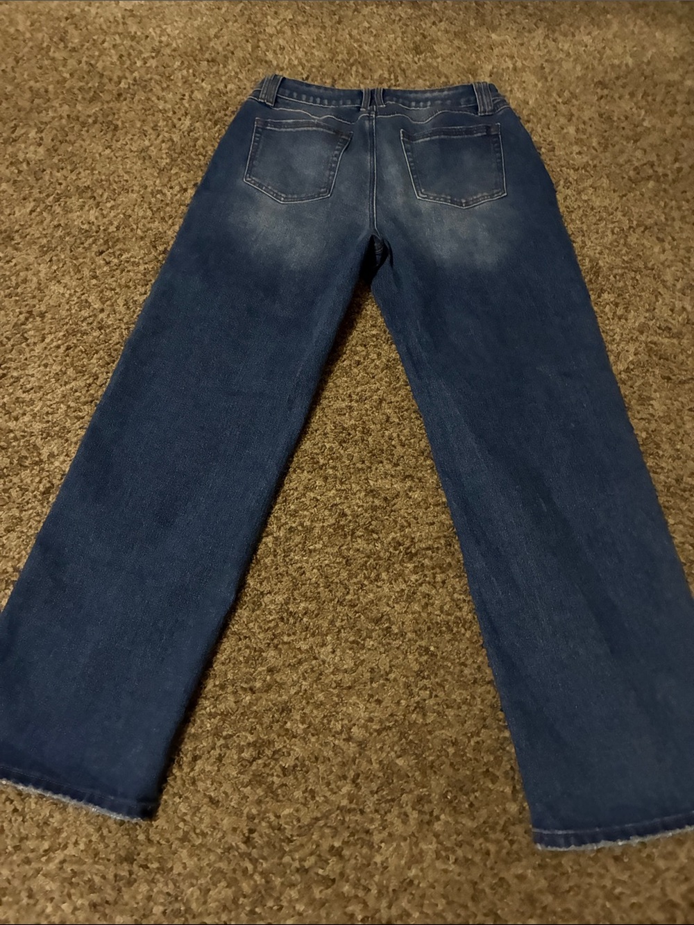 Flamingals Mid-Rise Straight leg baggy boyfriend jeans XL - Picture 7 of 8